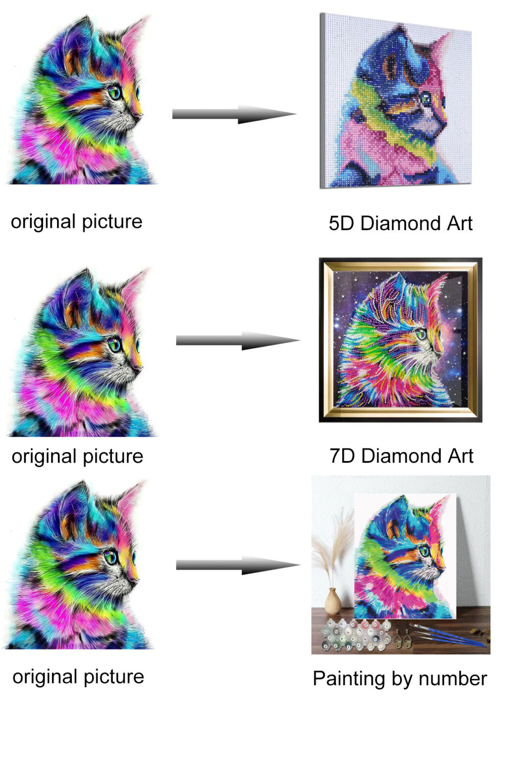 30*40cm 5d Diamond Painting Lazy Cat - Fashion Diamond Painting